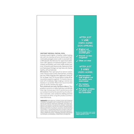 Peter Thomas Roth | Even Smoother Instant Reveal Facial Peel | Exfoliator with Glycolic Acid for Brightening