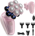 3-in-1 Electric Razor for Women Painless Bikini Trimmer &amp Body Shaver IPX7 Waterproof Wet/Dry 120-Min Type-C Rechargeable Gentle &amp Smooth Pink Shaver Ideal Holiday Gift for Her