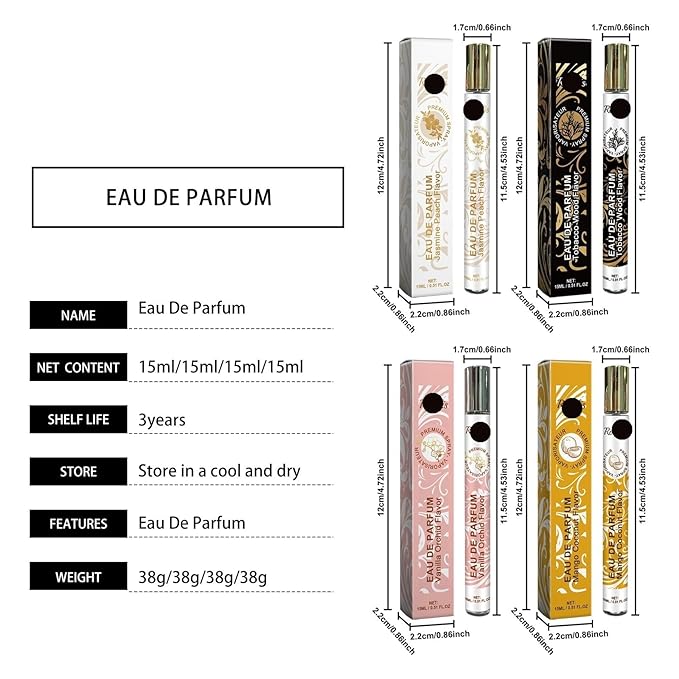 Travel Fragrance Water Series - Portable Fresh Perfume For Date &amp Daily Use(3PCS)