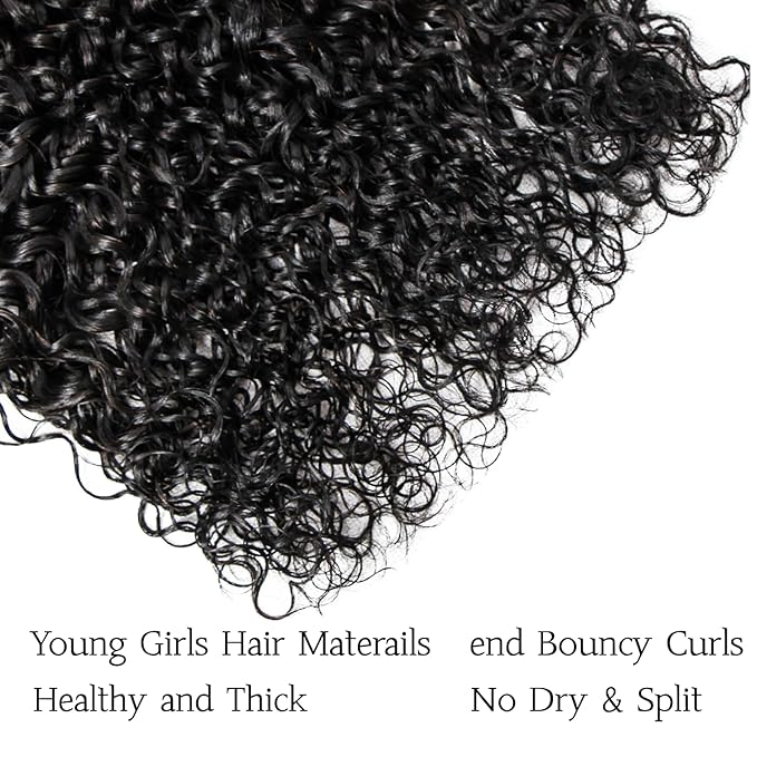12A Human Hair Bundles Water Wave Bundles Human Hair3 Bundles 26 28 30 Inch Triple Lifespan Virgin Remy Hair100% Unprocessed Brazilian Virgin HairWeft Wet and Wavy Extensions for Black Women