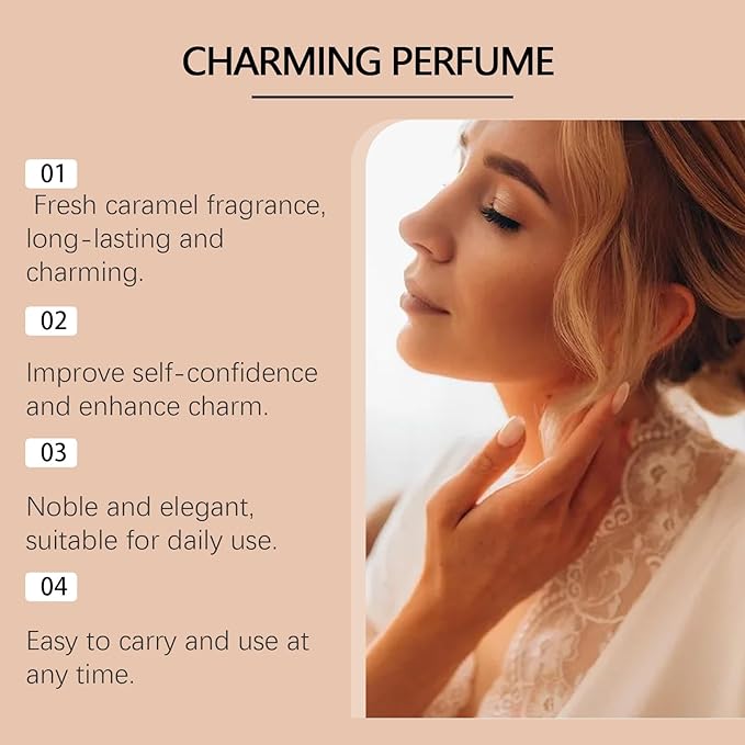 Caramel Honey Delicate Scent Perfume - Exquisite Fragrance For A Sensory Journey(2PCS)