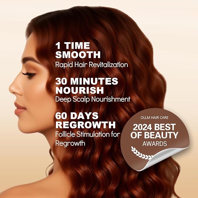 OLLM Raw Batana Oil for Hair Growth - 5oz Repair Damaged Hair Organic Formula from Honduras for Latina Women With Curly Hair Ages 25-35 - Wash Day Routine At-Home Salon Use