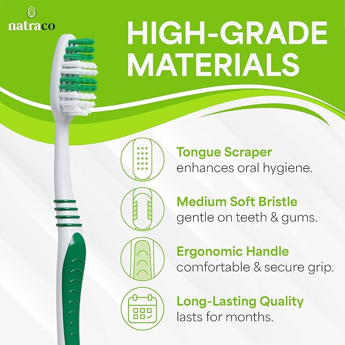 Bulk Toothbrush Pack with Covers | Premium Quality Individually Wrapped Colorful Tooth Brushes | Medium Soft Bristles for Travel Donations Hotels (100)