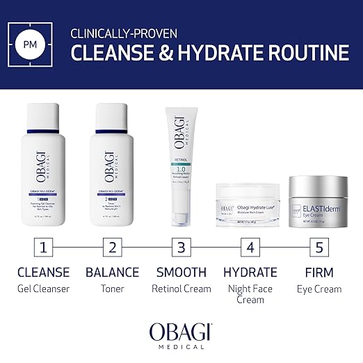 Obagi Nu-Derm Foaming Gel Cleanser for Face ? Deep-Cleansing &amp Hydrating Facial Cleanser with Aloe Vera ? For Normal to Oily Skin Types