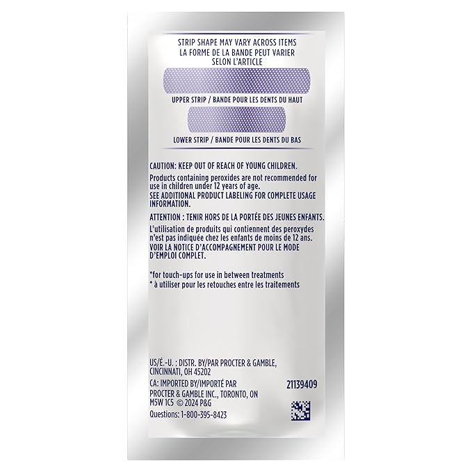 Crest 3D Whitestrips Professional Effects ? Teeth Whitening Kit 22 Treatments (20 + 2 Bonus) Each with 1 Upper/1Lower 44 Strips ? Crest 3DWhite Teeth Whitening Strips