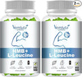 2 Packs HMB and Leucine Supplements Gummies for Men Women - 4500MG HMB ï¼?Leucine for Muscle Recovery &amp Growth Support Non-GMO Gluten-Free Adults &amp Elder Apple Flavor 120 Counts
