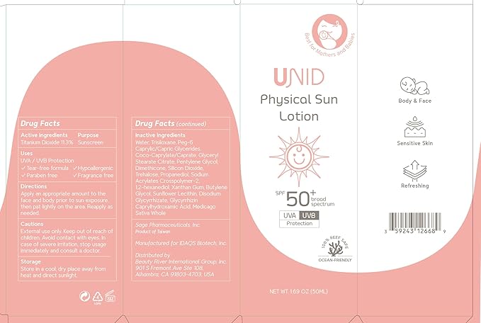 Mineral Sunscreen SPF 50+ | Non-Toxic Titanium Dioxide Sunblock for Sensitive Skin | Reef Safe Pregnancy &amp Baby-Safe | Clean Non-Greasy Face &amp Body Formula for Women &amp Men | 1.69 fl oz (