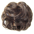 EARSHOT Hair Buns Hair Piece 1 Pack Messy Bun Hair Hoops Ponytail Hair Extensions Synthetic Donut Hair Bun Curly Wavy Hair Bun Wigs for Women Hair Accessories For Girls (Color : M2-30)