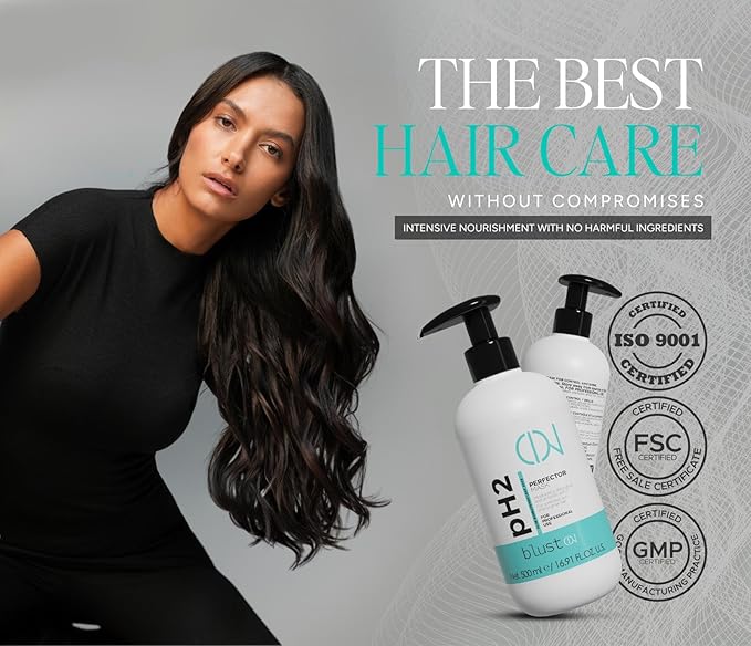 PH2 PERFECT MASK ? Professional Mask for Damaged Hair with Acidic pH 2 ? Hydrating Mask for Dry Hair ? Deep Conditioning Treatment Repair &amp Color Protection ? 500ml