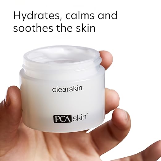 PCA SKIN Clearskin Lightweight Face Moisturizer for Oily Skin Daily Hydrating Facial Moisturizer for Oily Acne-Prone and Sensitive Skin Quick Absorbing Reduces Discolorations 1.7 oz Jar