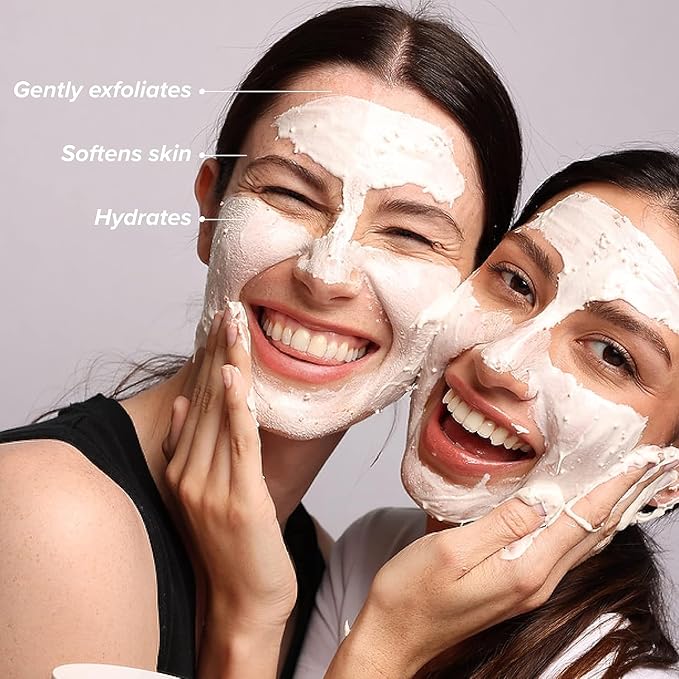 DRMTLGY Pumpkin Enzyme Face Mask with Jojoba Beads. Gentle Exfoliating Pumpkin Facial Mask for Dullness Uneven Skin Tone Fine Lines and Wrinkles. 5.5 oz 2 pack
