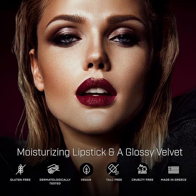Radiant Professional Advanced Care Lipstick - Ultra Nourishing Moisturizing Long Lasting Matte Lipstick With Vitamin E- UVA UVB Filters - VELVET (10 TUFFY ? PINKISH MAUVE)