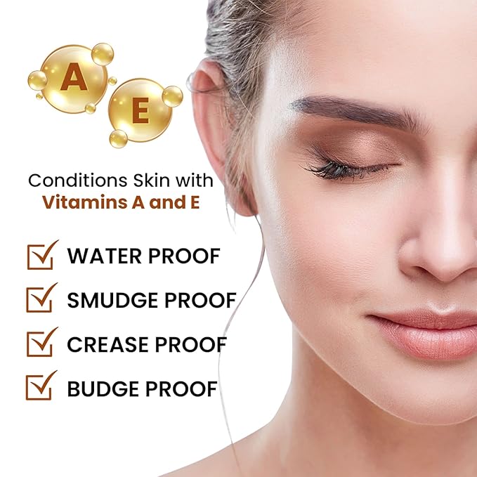 Mommy Makeup Any Wear Creme Eyeshadow - Waterproof Crease-Proof Long Lasting High Pigment Oil-free - Cream to Powder for Eyes Cheeks &amp Lips (Hot Fudge)