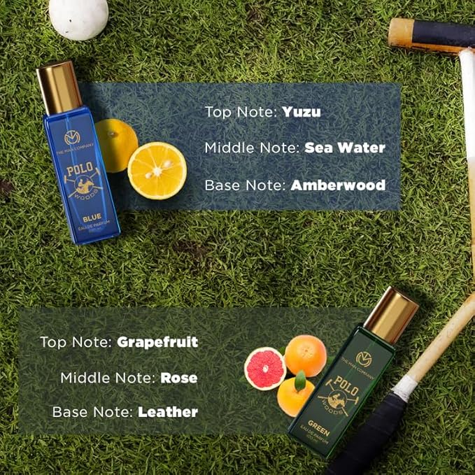 The Man Company Specially Curated Perfume Gift Set For Men Spray - 4X20Ml - Polo Woods Collection | Premium Long-Lasting Fragrance | Luxury Eau De Parfum | Gift Set For Him