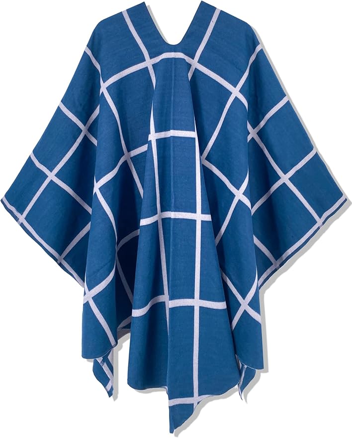 Moss Rose Women's Shawl Wrap Poncho Ruana Cape Open Front Cardigan Shawls for Fall Winter