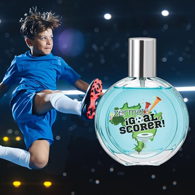Zermat Goal Scorer Fragance for Boys Fresh - Herbal Scent 1.7 Fl. Oz.