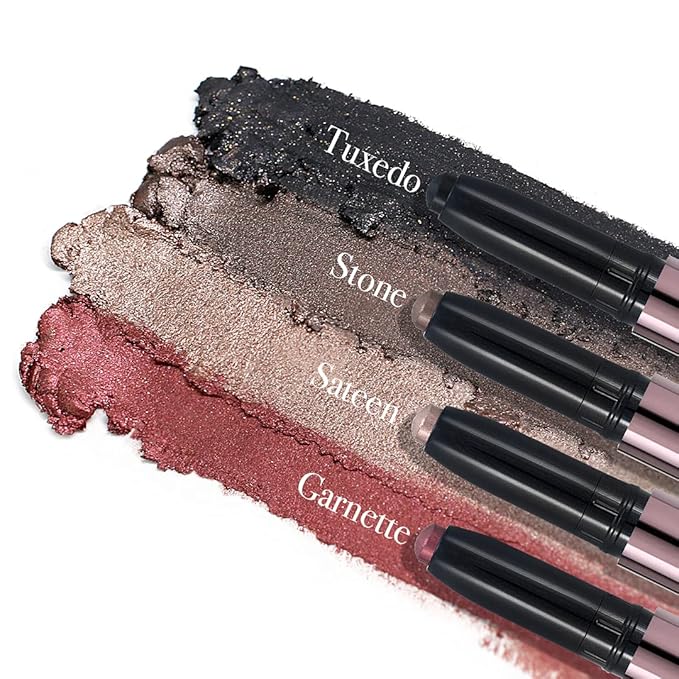 Girlactik Creamy Eyeshadow Stick- Long Lasting and Water-Resistant Shimmering and Matte Colors Eye Shadow Stick Makeup Built-in sharpener - 2 g / .07 oz (Stone)