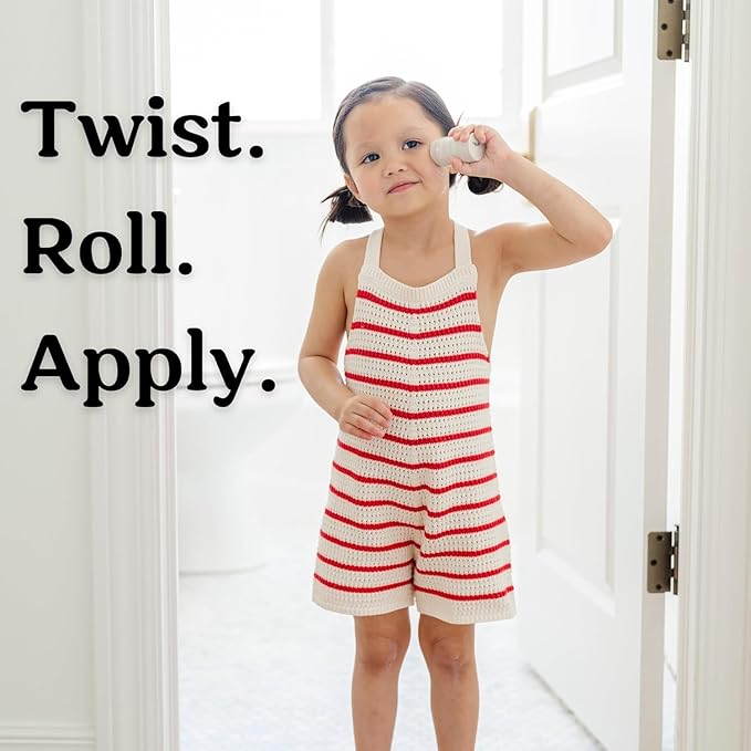 Roe Wellness- Kids Sunscreen Stick For Face &amp Body Sun Protoction | Reef Safe Clean Ingredients (SPF 50 Roll-on Stick)