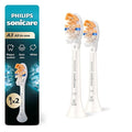 Philips Sonicare A3 All-in-One - Genuine Replacement Electric Toothbrush Heads White 2 Pack HX9092/77