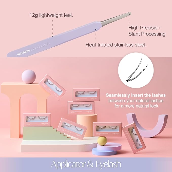 EYEME Cutting Eyelash NO.V32 ? 5 Set Pack Customizable Cluster Lashes with Layered Short &amp Long Fibers for a Soft Romantic Look Lightweight &amp Flexible K-Beauty