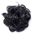 Hair Accessories 80cm Women's Synthetic Bun Messy Bun with Elastic Band Hair Bun Curl Wig Ponytail Extension Hair Extensions Wig Hair Pieces For Women(Dark black)