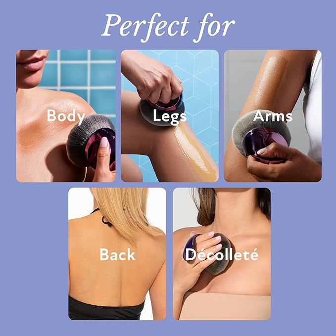 Westmore Beauty Blend &amp Blur Body Kabuki Brush &amp Self Tanner Brush - For Body Makeup &amp Foundation - Blending Applicator For Self Tanning - Durable Vegan Bristles
