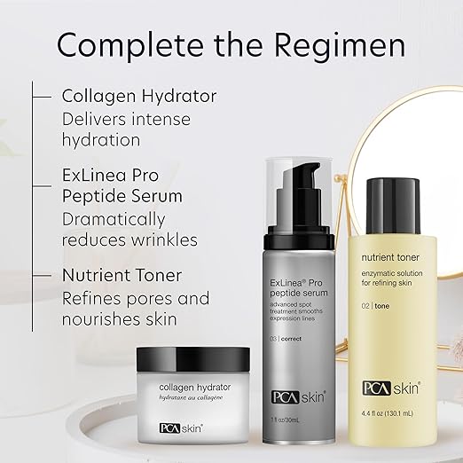 PCA SKIN Hydrating Toner for Face Nutrient Face Toner for Sensitive Skin Dry Skin and Aging Skin Helps Refine Brighten and Exfoliate The Face and Neck Safe for All Skin Types 4.4 oz Bottle