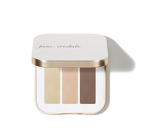 jane iredale PurePressed Eye Shadow Triple Highly Pigmented Mineral Based Eye Color Long Lasting &amp Crease Resistant Formula Safe for Sensitive Eyes