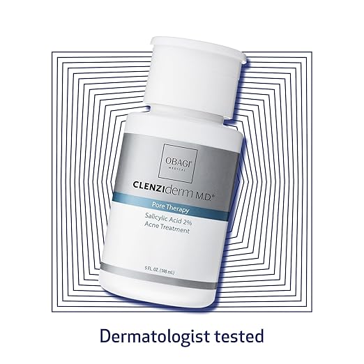 Obagi CLENZIderm M.D. Pore Therapy Exfoliating BHA Toner - Unclogs Pores with 2% Salicylic Acid Acne Treatment ? 5 oz