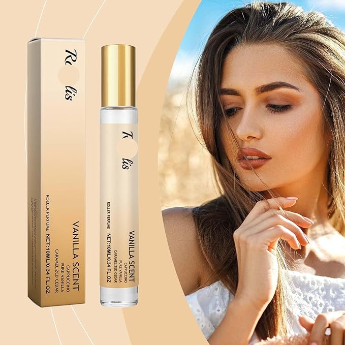 Charming Roll-On Perfume - Long-Lasting Fresh Cappuccino Allure Portable Fragrance For All-Day Elegance(2PCS)