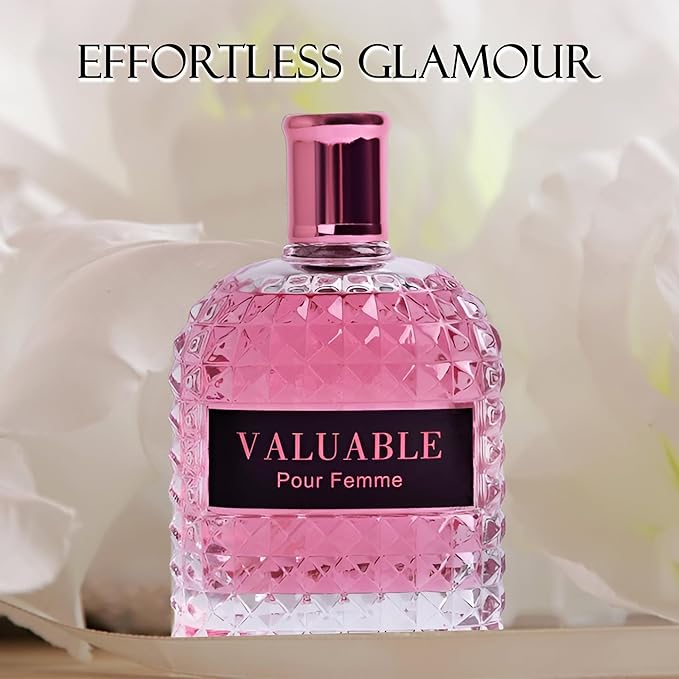 Valuable Paris Couple Set PerfumeLong Lasting Sweet Scent for Women/Men Fragrance 2x100ML