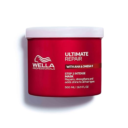 Wella Professionals ULTIMATE REPAIR Mask for Damaged Hair | Repairs Strengthens &amp Smooths with AHA &amp Omega-9 | For All Hair Types - Packaging May Vary