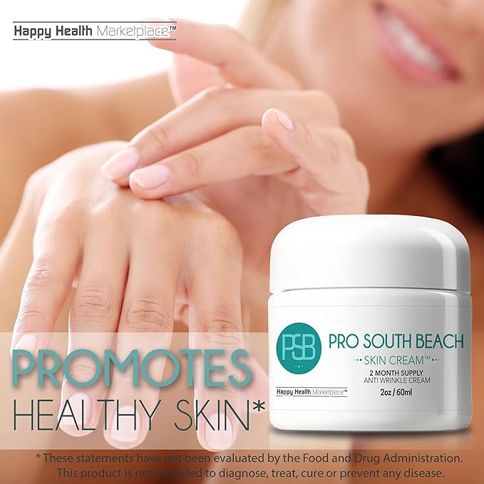 Pro South Beach Skin Cream - 2 Month Supply Anti Wrinkle Cream - Our Best Anti Aging Cream for Women - Anti Wrinkle Cream for Men - Anti Wrinkle Cream for Women - Day &amp Anti Wrinkle Night Cream
