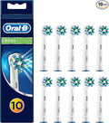 Oral-B Pro Cross Action Toothbrush Heads for Electric Toothbrush Pack of 10 Suitable for a Post Box