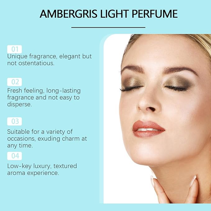 Exquisite Ambergris Wood Eau De Toilette - Long-Lasting Natural Elegant &amp Refreshing Fragrance(2PCS)