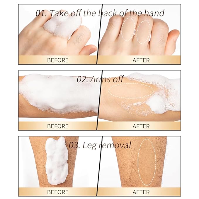 Hair Removal Spray for Women and MenPainless Hair Removal CreamFor Unwanted Hair All Skin TypesBikiniPrivate Areas Pubic Body Legs and Underarmssoothing &amp EffectiveSmooth Results5oz (3