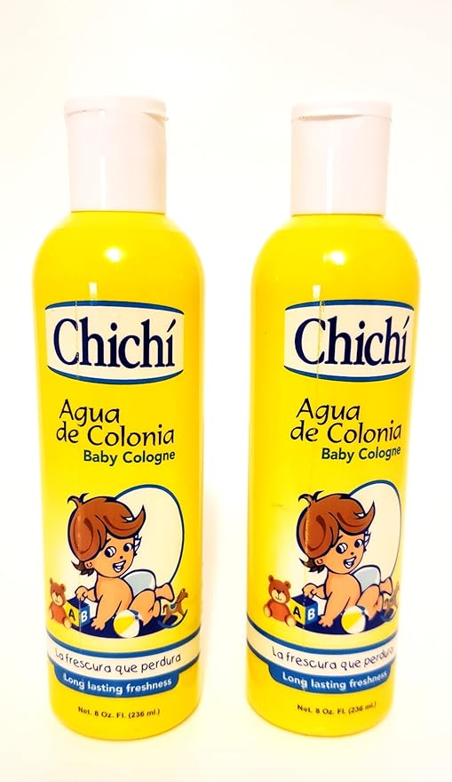 Chichi Baby Cologne (Aqua De Colonia) 8oz Long lasting Freshness [Set of 2]
