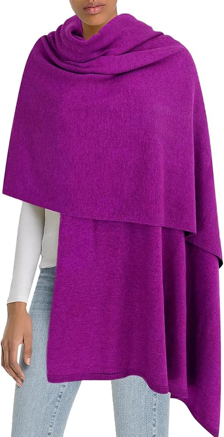 Moss Rose Women's Shawl Wrap Poncho Ruana Cape Open Front Cardigan Shawls for Fall Winter