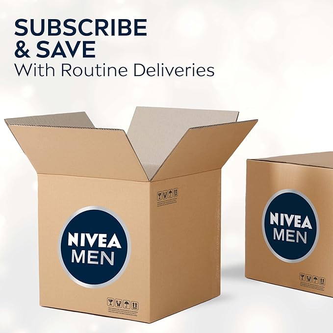 NIVEA MEN Maximum Hydration Deep Cleaning Face Scrub With Aloe Vera 3 Pack of 4.4 Oz Tubes