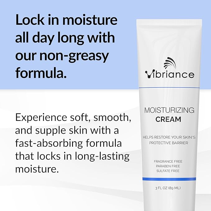 Vibriance Moisturizing Cream | Anti Aging Moisturizer for Face with Squalane Niacinamide | Moisturizer for Aging Skin | Day/Night Face Cream for Older Women 60 Plus