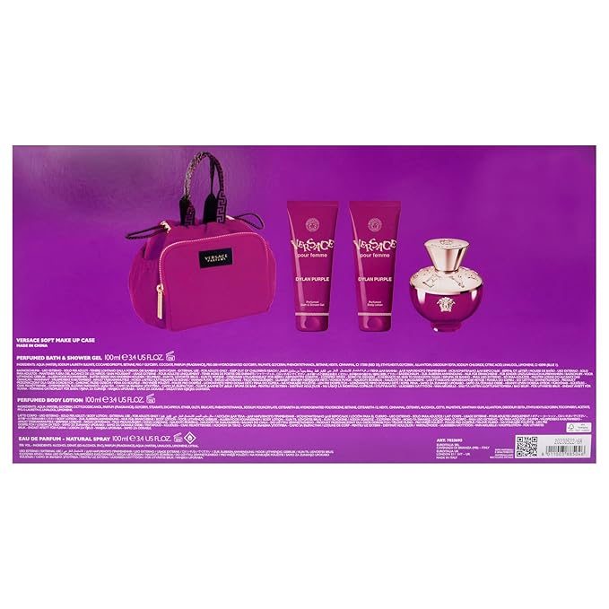 Versace Pour Femme Dylan Purple 4 Pcs Gift Set