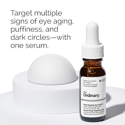 The Ordinary Age Support Set - 3-Step Anti-Aging Skin Regimen with Multi-Peptide + HA Multi-Peptide Eye Serum and Natural Moisturizing Factors + PhytoCeramides | Skincare Set