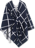 Moss Rose Women's Shawl Wrap Poncho Ruana Cape Open Front Cardigan Shawls for Fall Winter