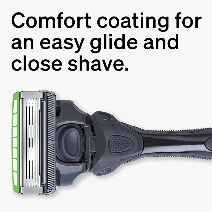 Schick Hydro Sensitive Razors for Men | 5-Blade Mens Razors for Shaving 1 Mens Razor Handle with 17 Razor Blades Refills