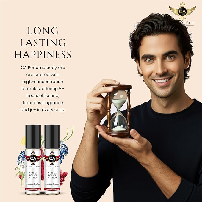CA Perfume All Time Classic Men Set Impression of (Chanova Blue Platinself Mr. Spartan Aloura Homme Fire in Height) Fragrance Body Oil 10ml x 5