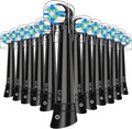12 PCS IO Replacement Heads Compatible with Oral b IO 2/3/4/5/6/7/8/9/10 Series Electric Toothbrush Brush Heads Refills Compatible with Oral B IO (Black)