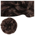 Hair Accessories 1 Pack Messy Bun Hair Pieces Wavy Curly Hair Ties Rubber Band Synthetic Bun Ponytail Braid Extensions Women Bun Wigs Hair Pieces For Women(2-33)