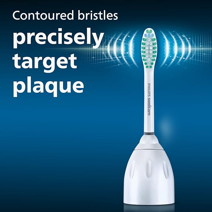 Philips Sonicare Genuine E-Series Replacement Toothbrush Heads 2 Brush Heads White HX7022/66