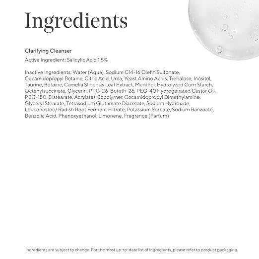 Murad Clarifying Cleanser ? Salicylic Acid &amp Green Tea Formula for Acne Deep Pore Cleansing Oil Control &amp Breakout Prevention for Clear Balanced Healthy-Looking Skin ? 5 Fl Oz