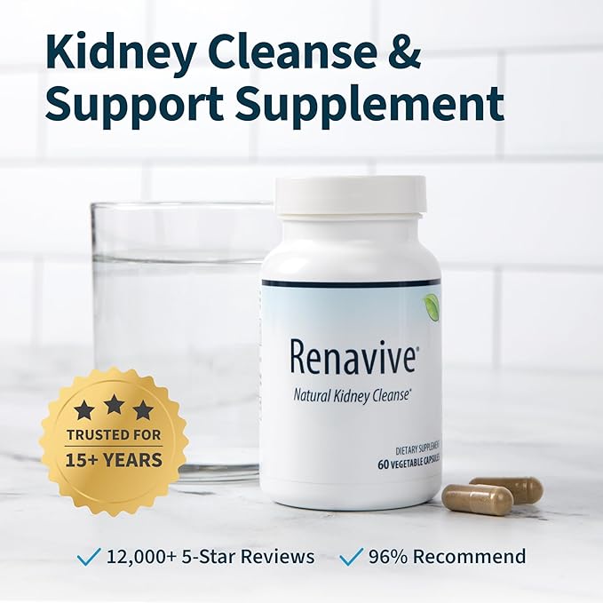Kidney Cleanse - Premium Kidney Support Supplement with Chanca Piedra Stone Breaker - Supports Natural Cleansing &amp Urinary Tract Health - 60 Capsules (Pack of 3)